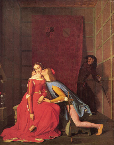 Paolo Et Francesca Ingres 1819